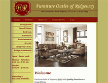 Tablet Screenshot of furnitureoutletofridgeway.com